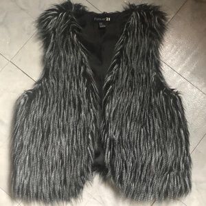 Forever 21 Faux Fur Vest